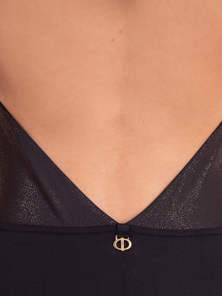 1 PIECE CACHE COEUR IODUS IZARRA NOIR ET LUREX DETAIL DU DOS